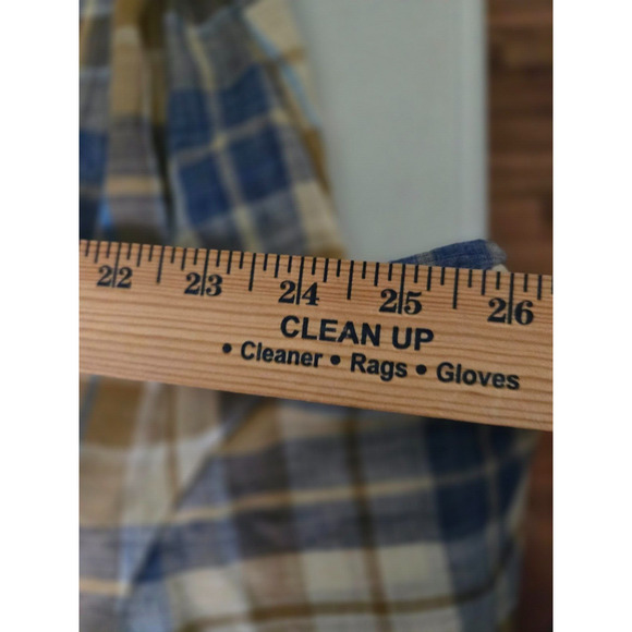 Campus Shirt‎ Mens XL Rugged Country Western Cowboy Rodeo Pearl Snap Plaid - Picture 4 of 7